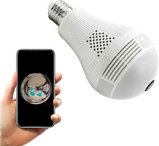Camara De Seguridad Bombillo Fija